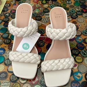 A new day open toed heels